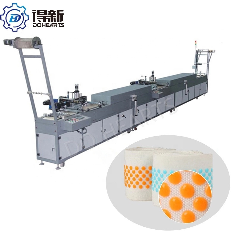 máquina de impressão de tecido elástico de silicone