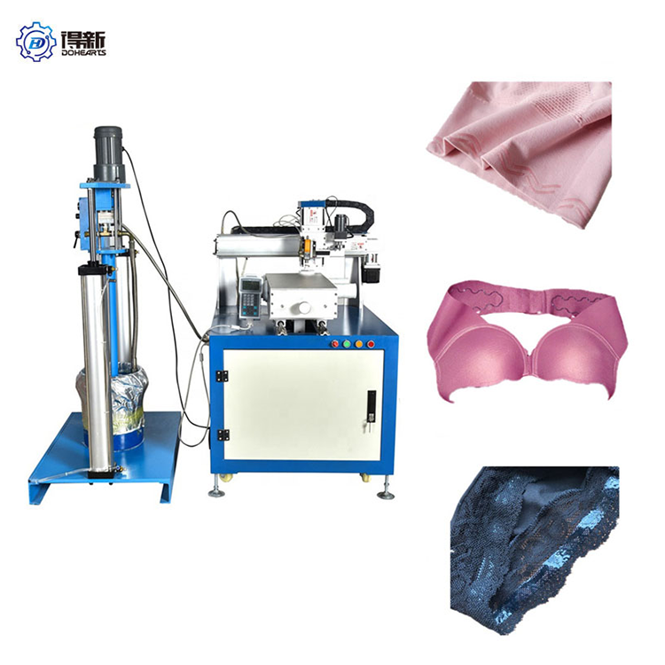 Máquina de revestimento de roupas íntimas de silicone com revestimento de silicone