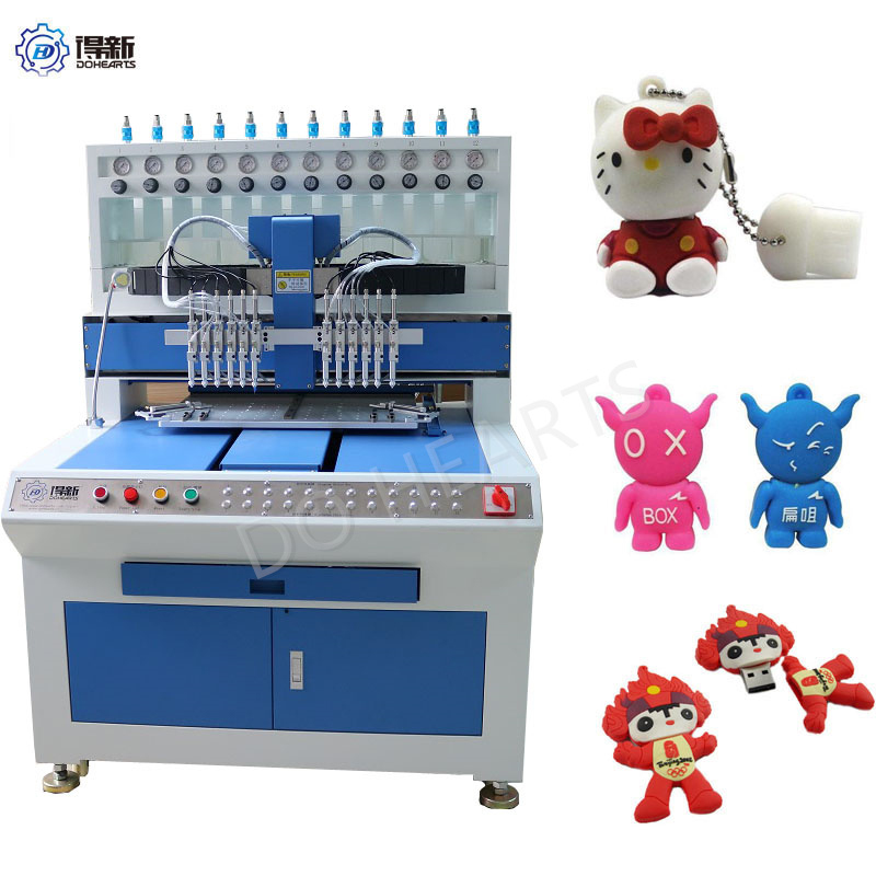 Máquina automática de injeção de presentes de brinquedos de borracha de PVC plastisol