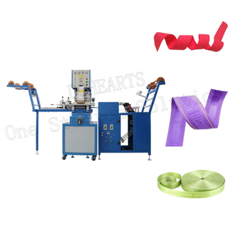 Máquina de gravação industrial de tecido para tecido elástico / fita / cinto / fita